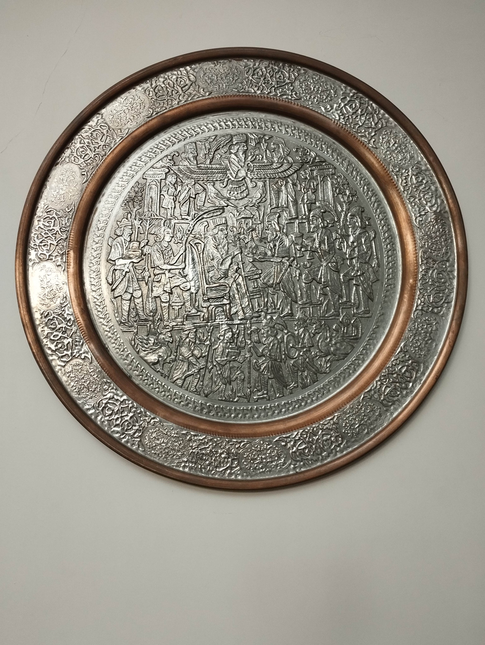 سینی مسی قلمکاری