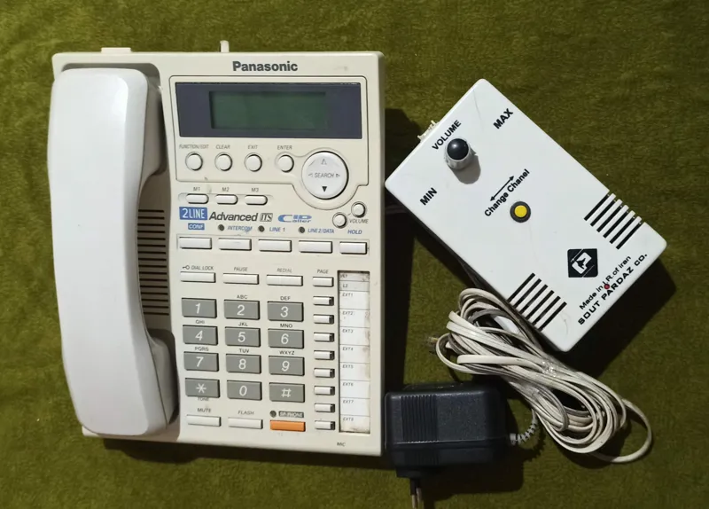 تلفن سانترال پاناسونیک مدل KX_TS3282 و پشت خط