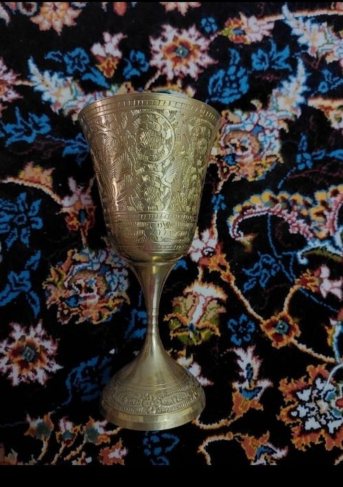 یک دست جام برنزی هندی