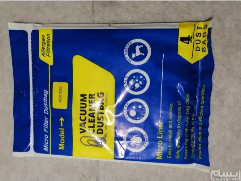 کیسه جاروبرقی آإگ AEG نانو یکبارمصرف 4عددی