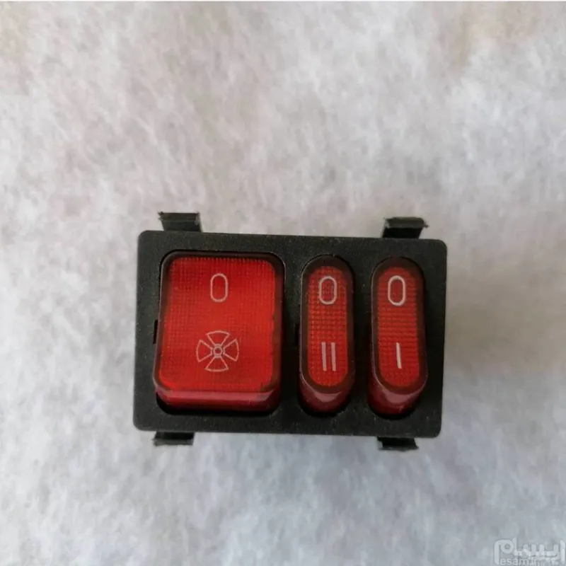 کلید بخاری فن دار     کلید فن دار