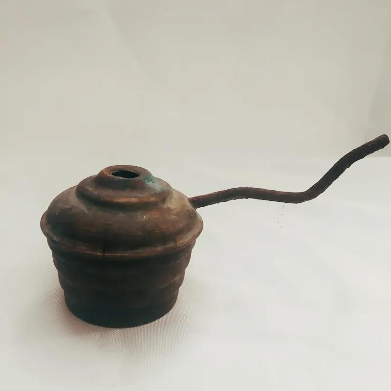 الکل دان قدیمی برنجی