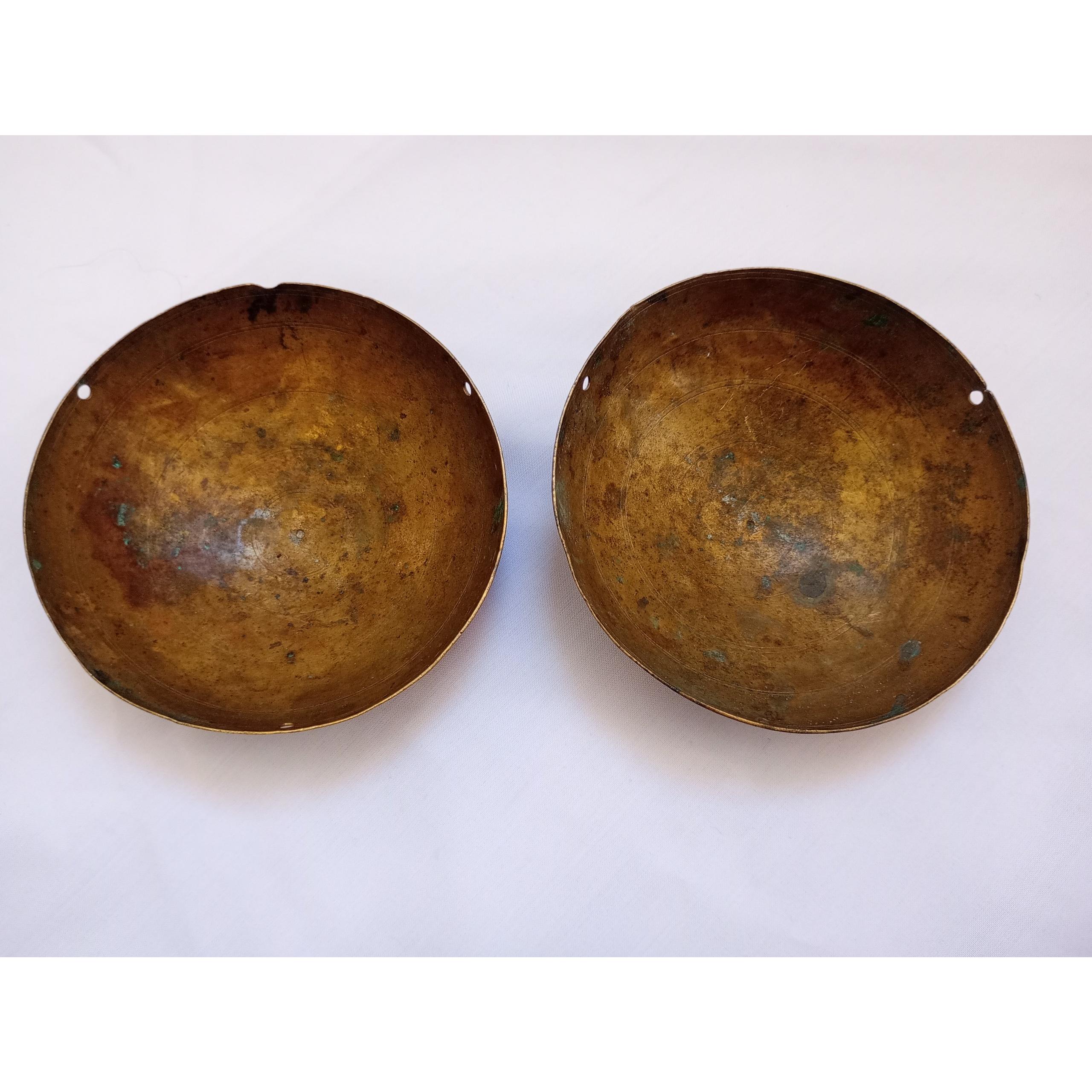 کفه ترازو قاجاری برنجی