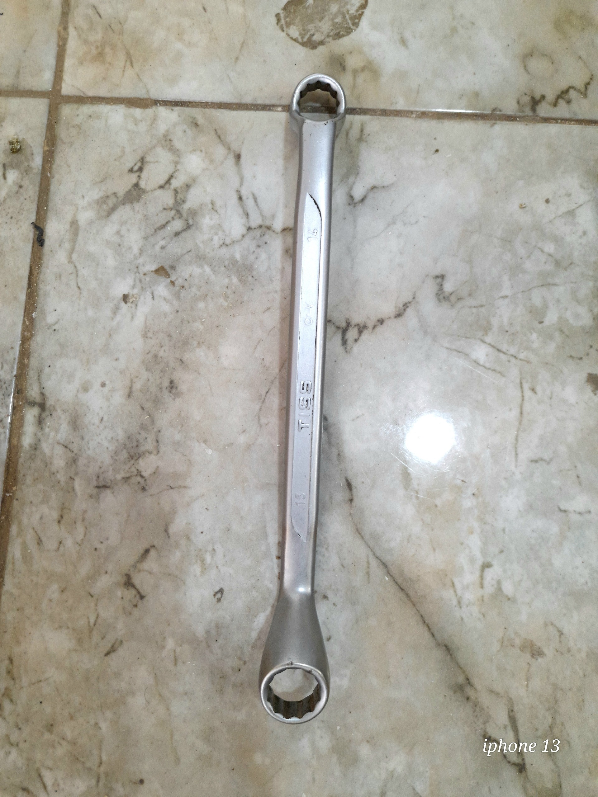 آچار دو سر رینگی شماره 14و15برندTISS
