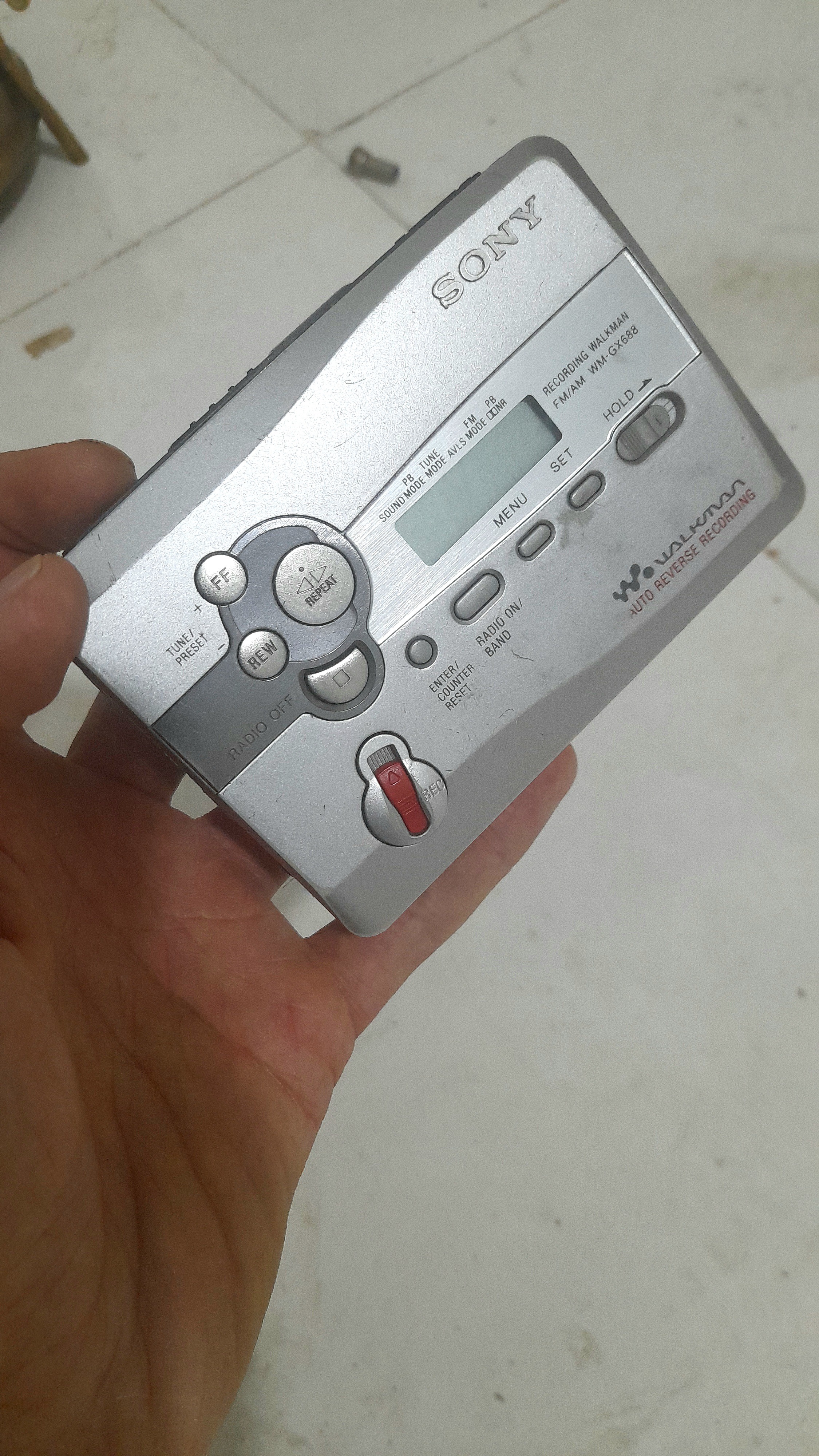 رادیو وضبط خبرنگاری سونی