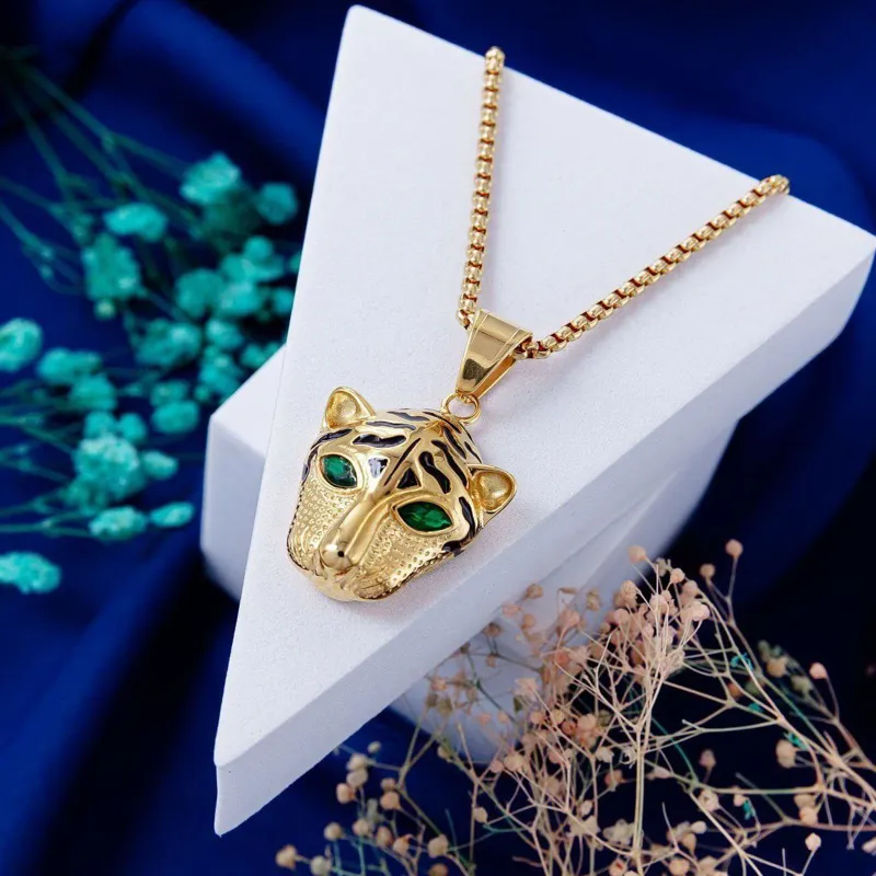 گردنبند ببر (5 لایه طلا )