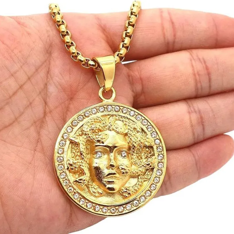 گردنبند روکش طلا مدوسا