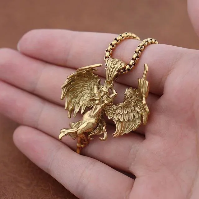 گردنبند روکش طلا فرشته