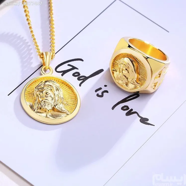 گردنبند مدل JE (روکش کامل از طلا)