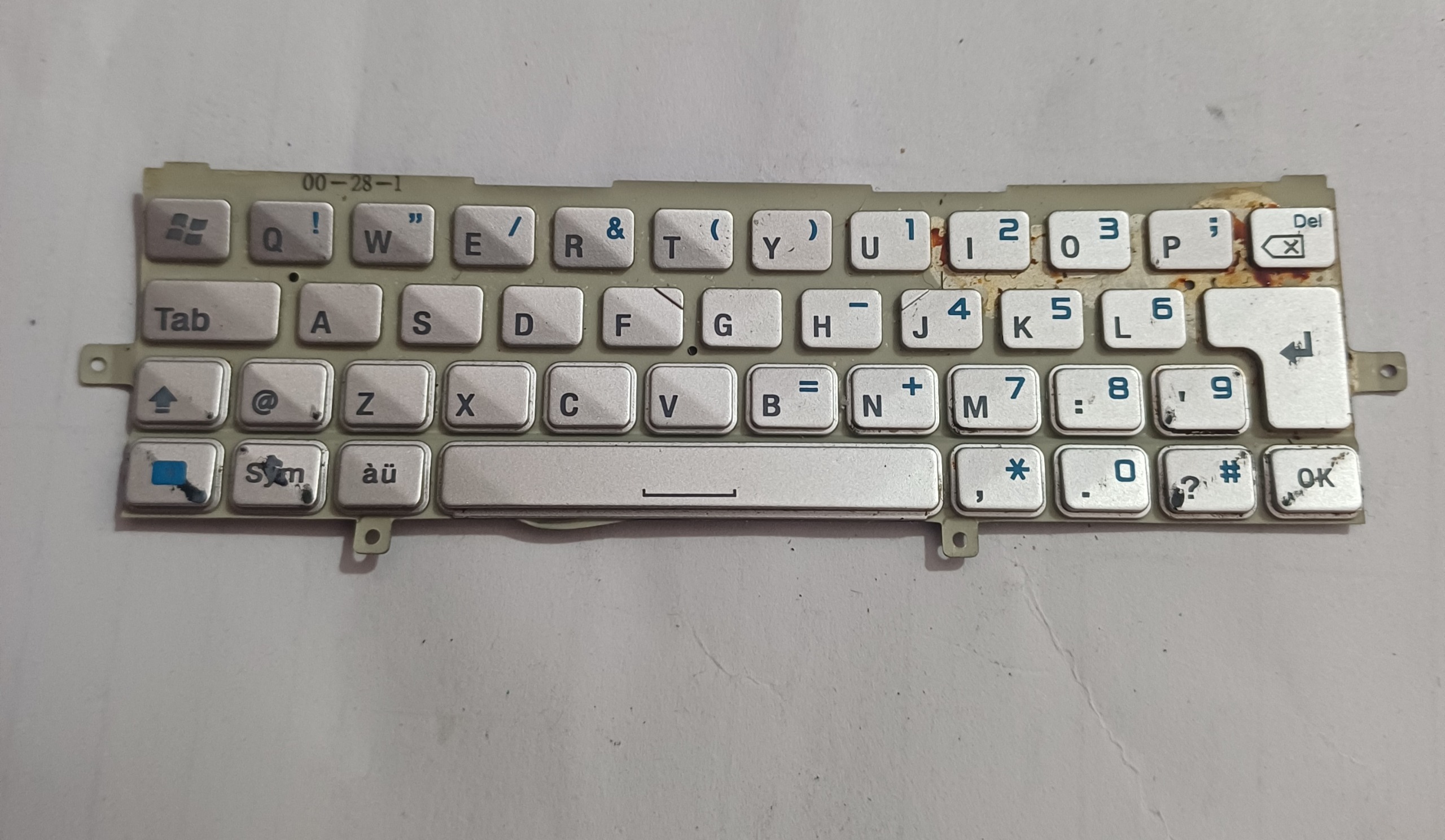 صفحه کلید حروف استوک سونی اریکسون اکسپریا X1