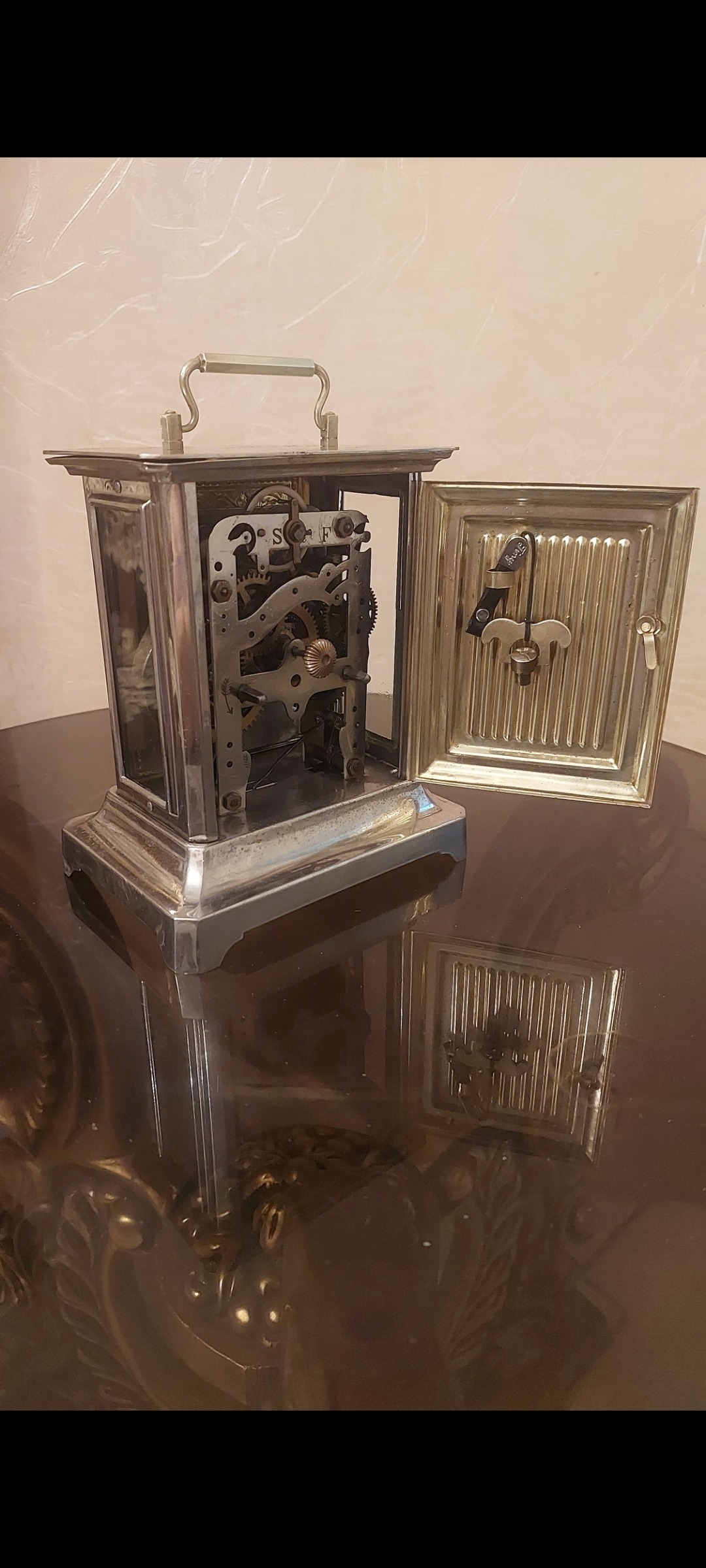 ساعت کالسکه کوکی انتیک