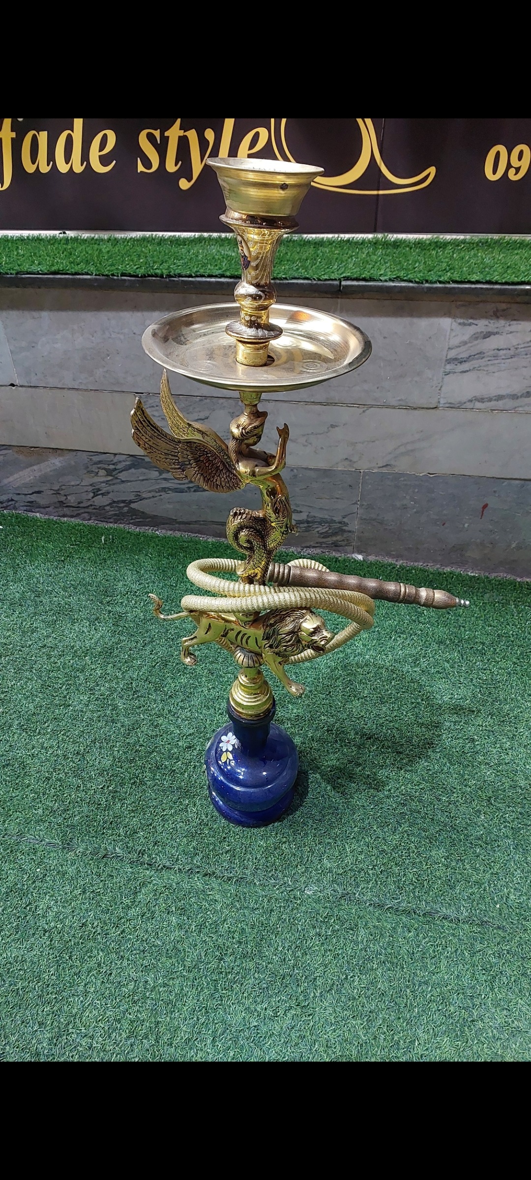 قلیان شیروفرشته برنجی