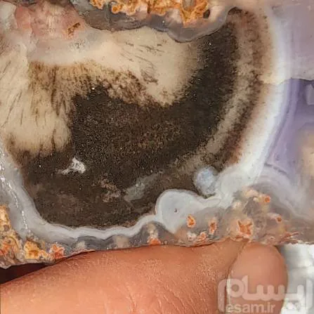 عقیق خاص مصور به لنگ کفش کاملا واضح