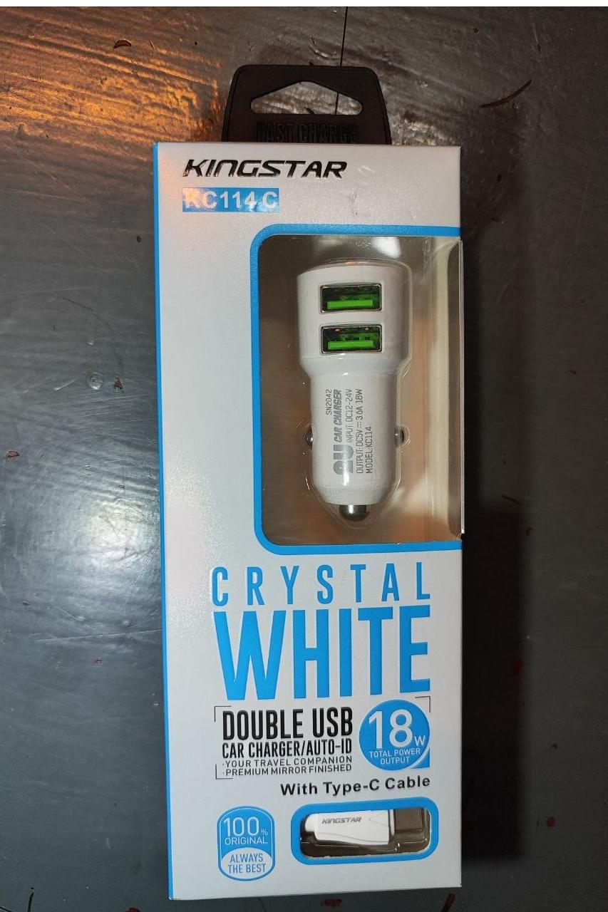 شارژر فندکی کینگ استار مدل KC114