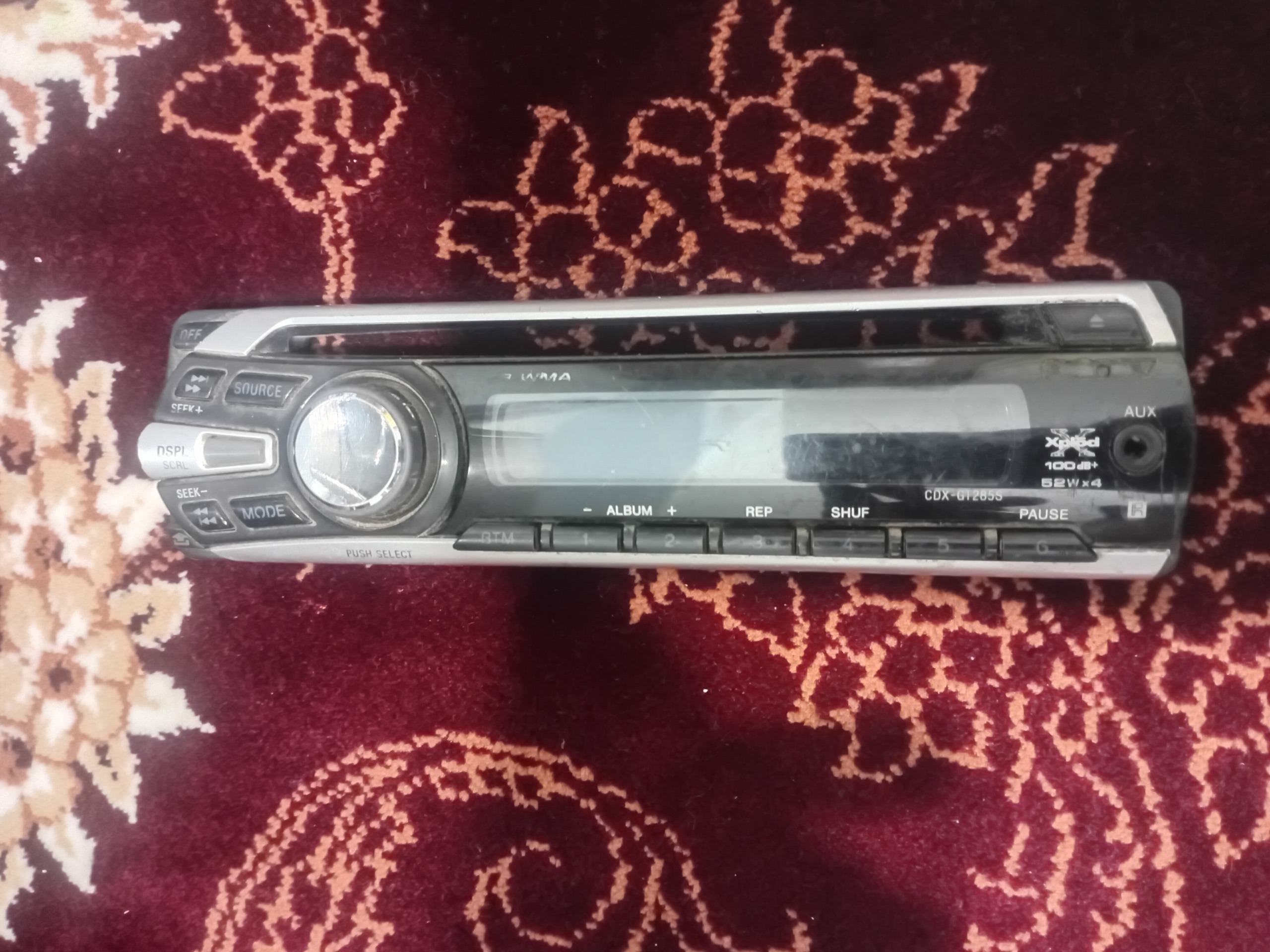 پنل ظبط سونی CDX-GT285S
