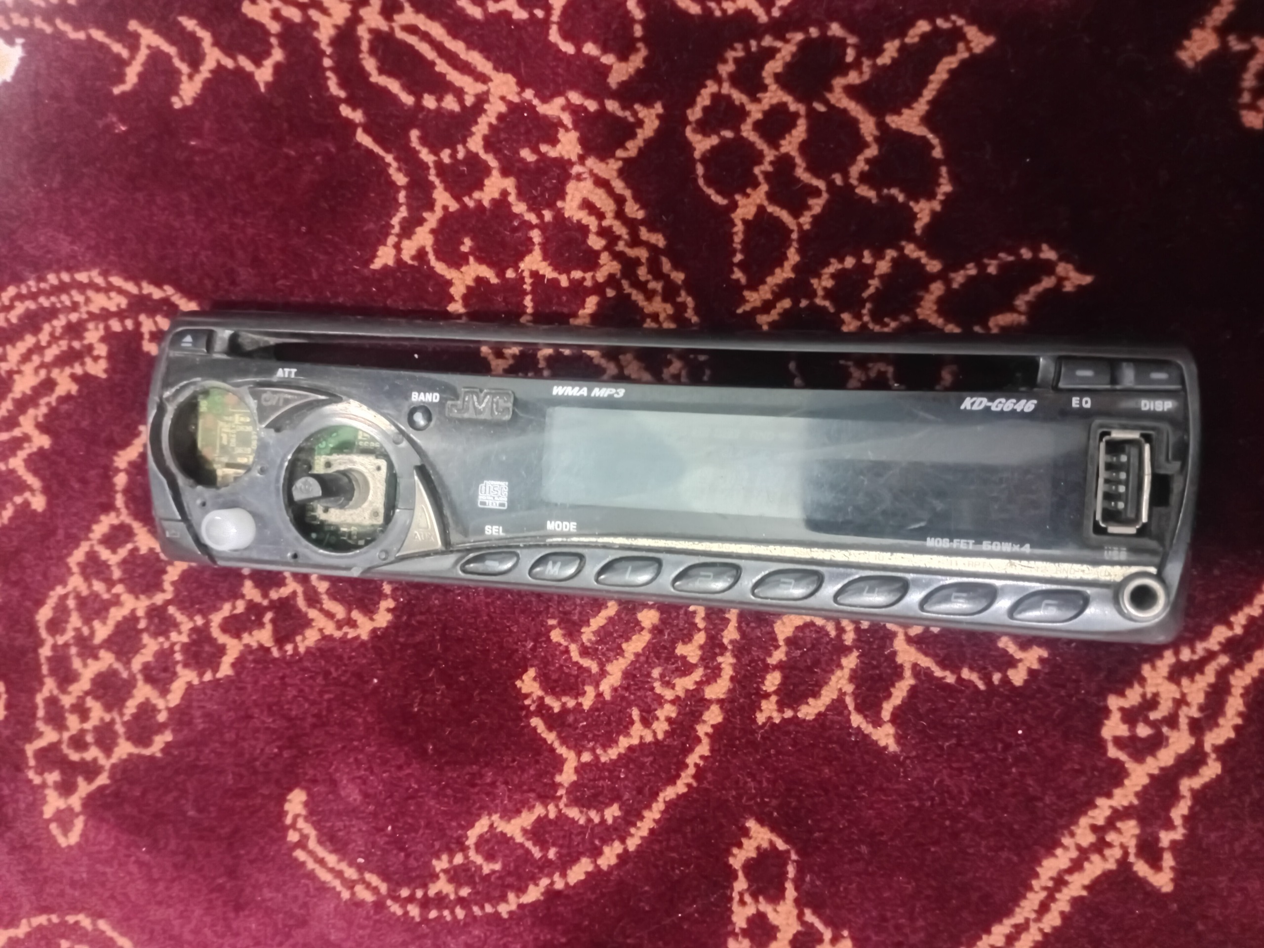 پنل ظبط جی وی سی JVC KD-G646
