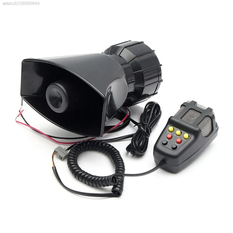 آژیر میکروفن دار 100وات با قدرت عالی