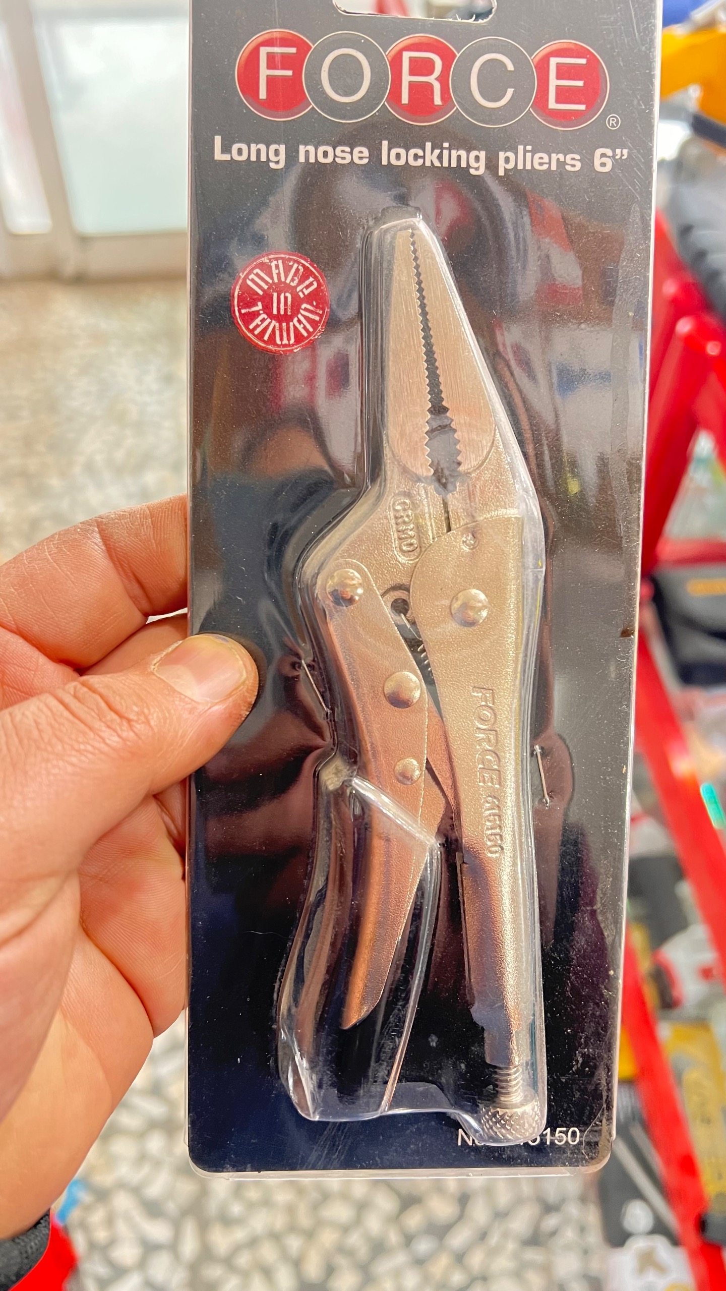 انبر قفلی کلاغی 6 اینچ فورس