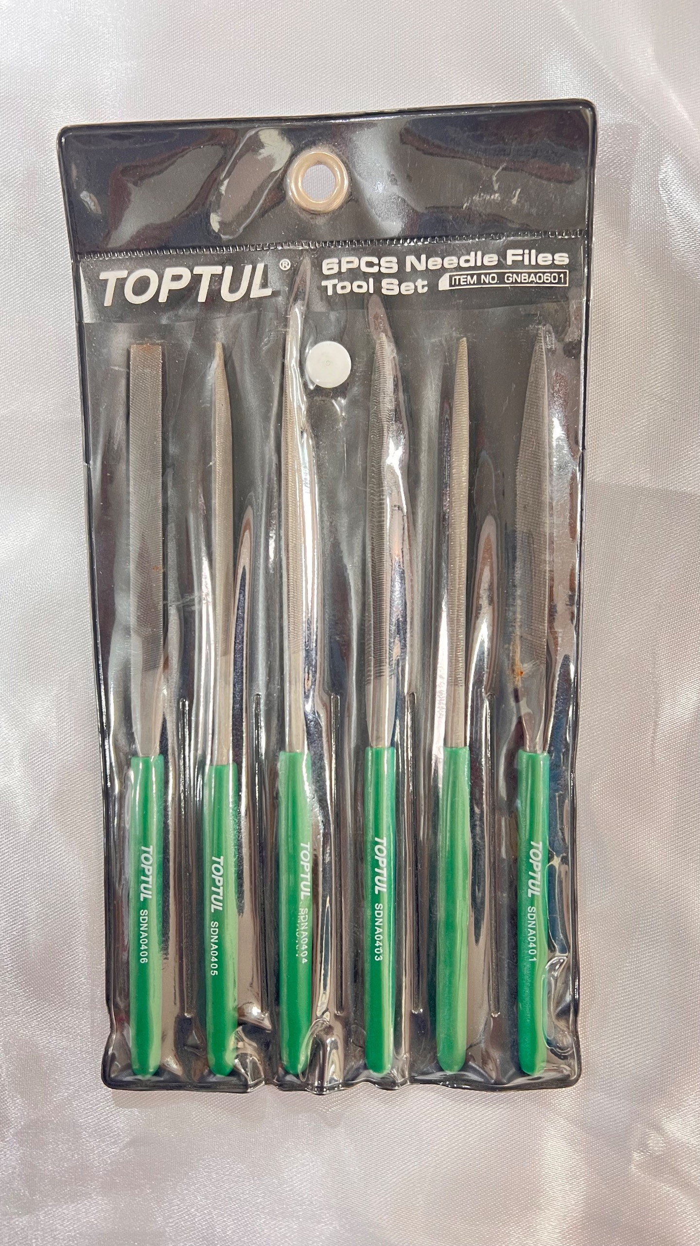 ست 6 عددی سوهان زرگری دم موشی تاپتول