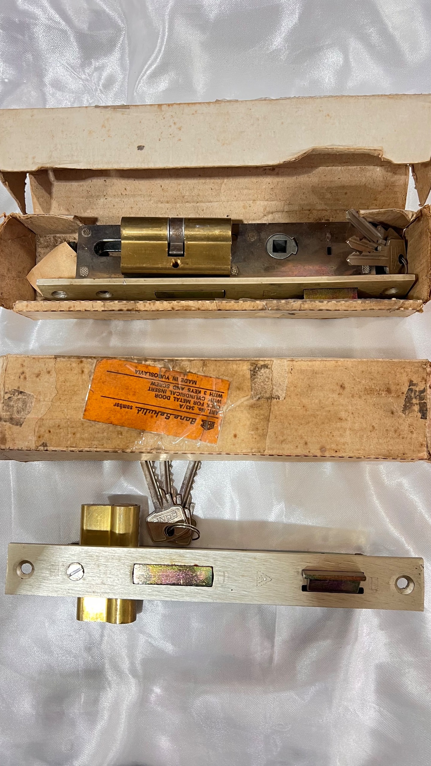 قفل درب آهنی 3/5cm ساخت یوگسلاوی