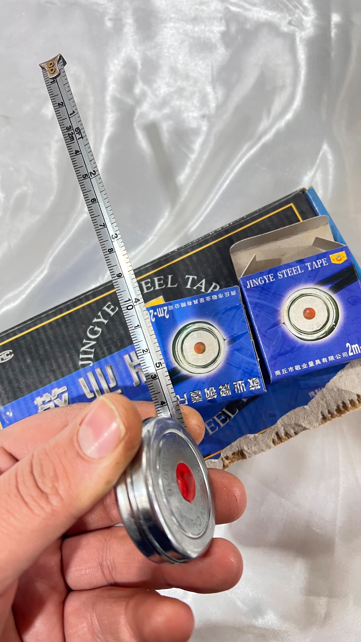 متر 2 متری فلزی نوستالژی چینی خیلی قدیمی