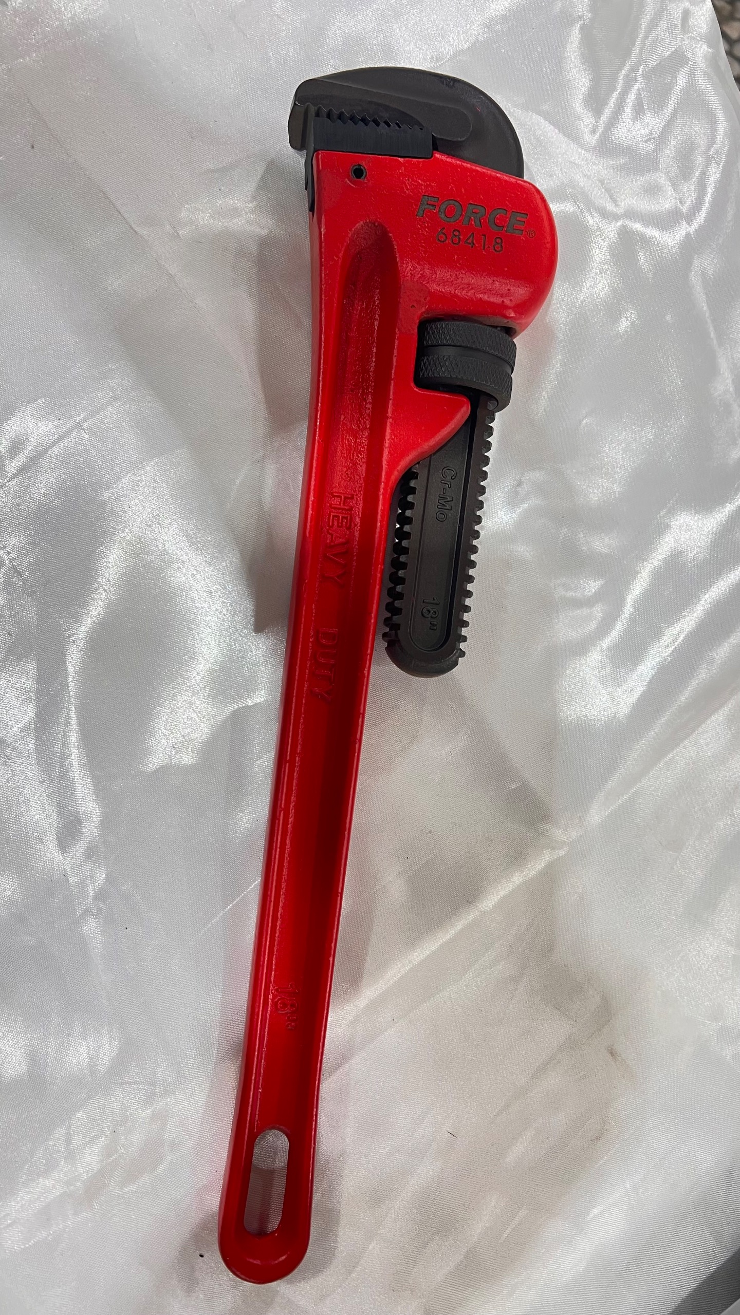 آچار لوله گیر شلاقی 18 اینچ FORCE