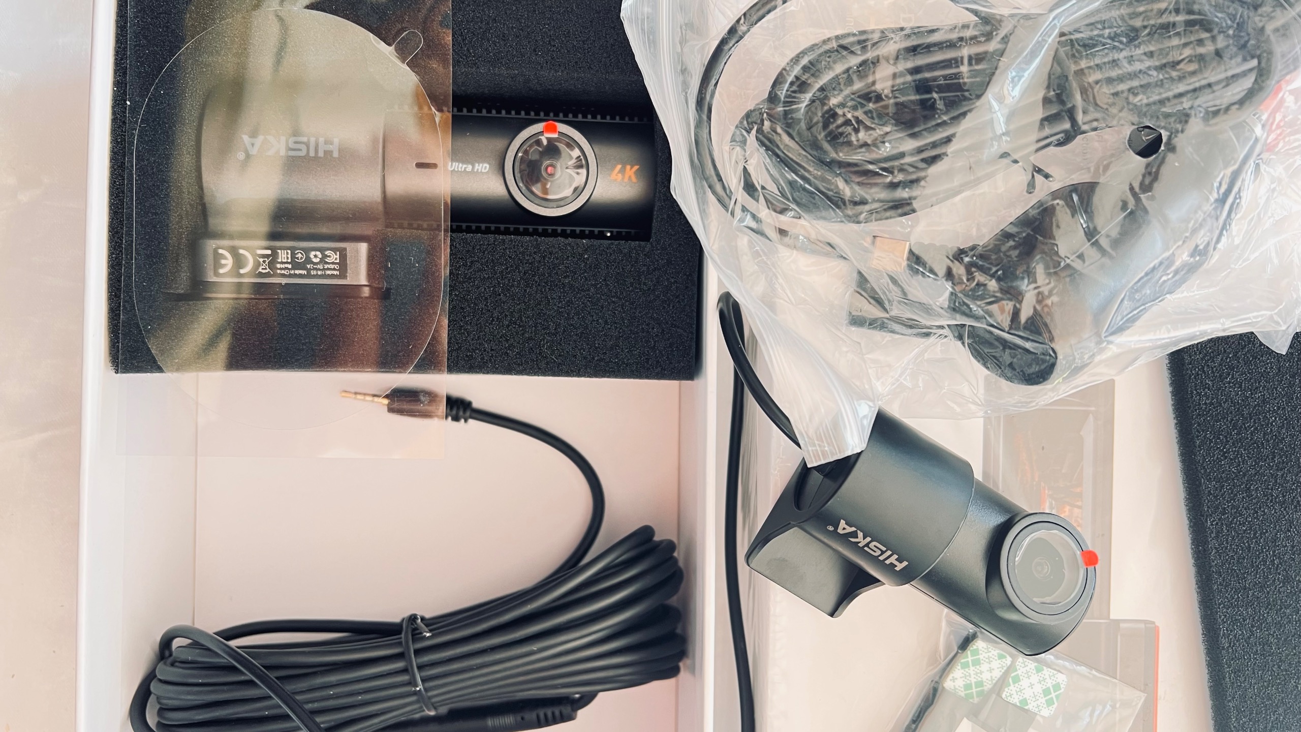 دوربین DASH CAM ثبت وقایع 4K از HISKA