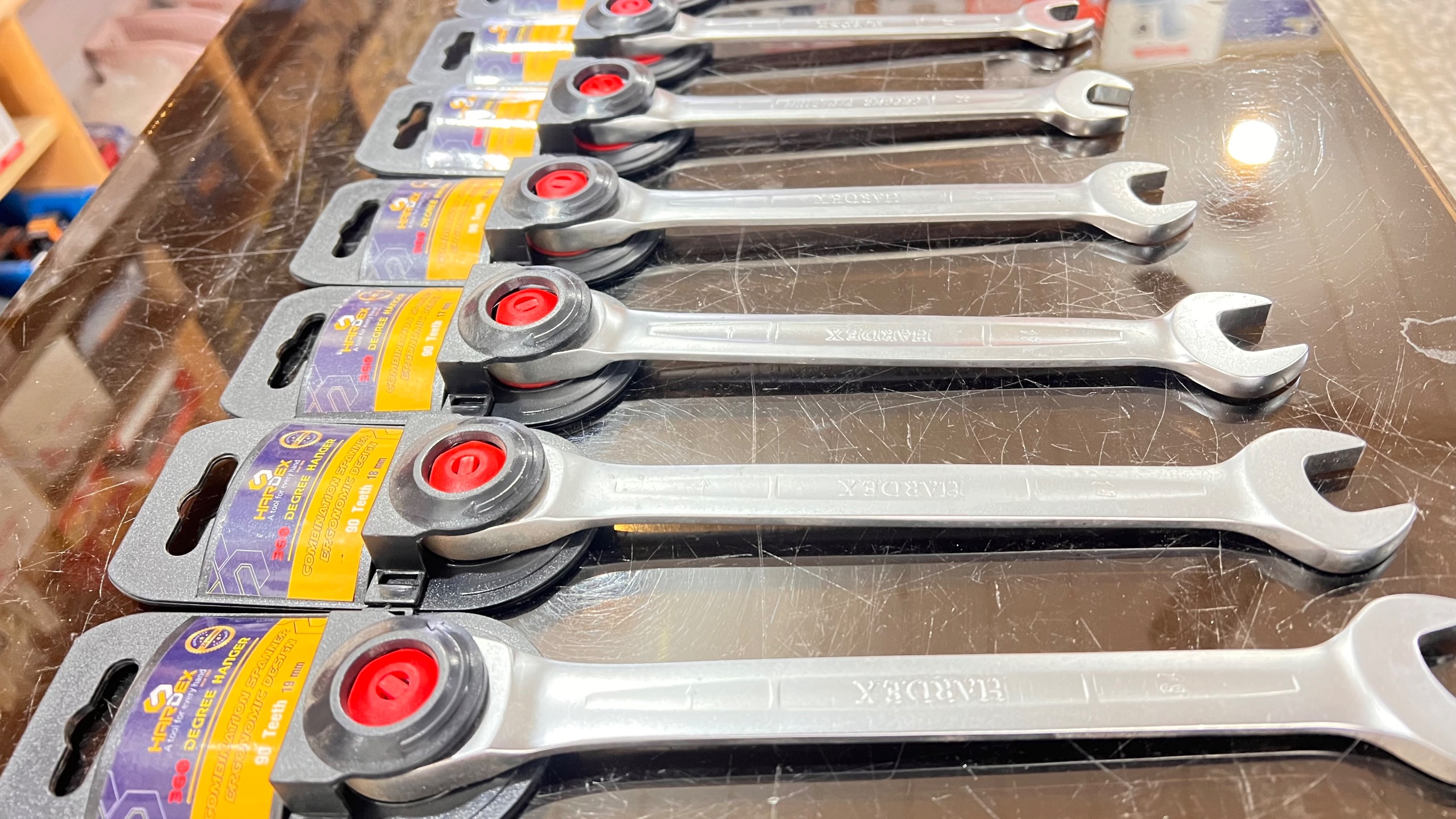 ست 10 عددی 10الی 19mm جغجغه ای HARDEX