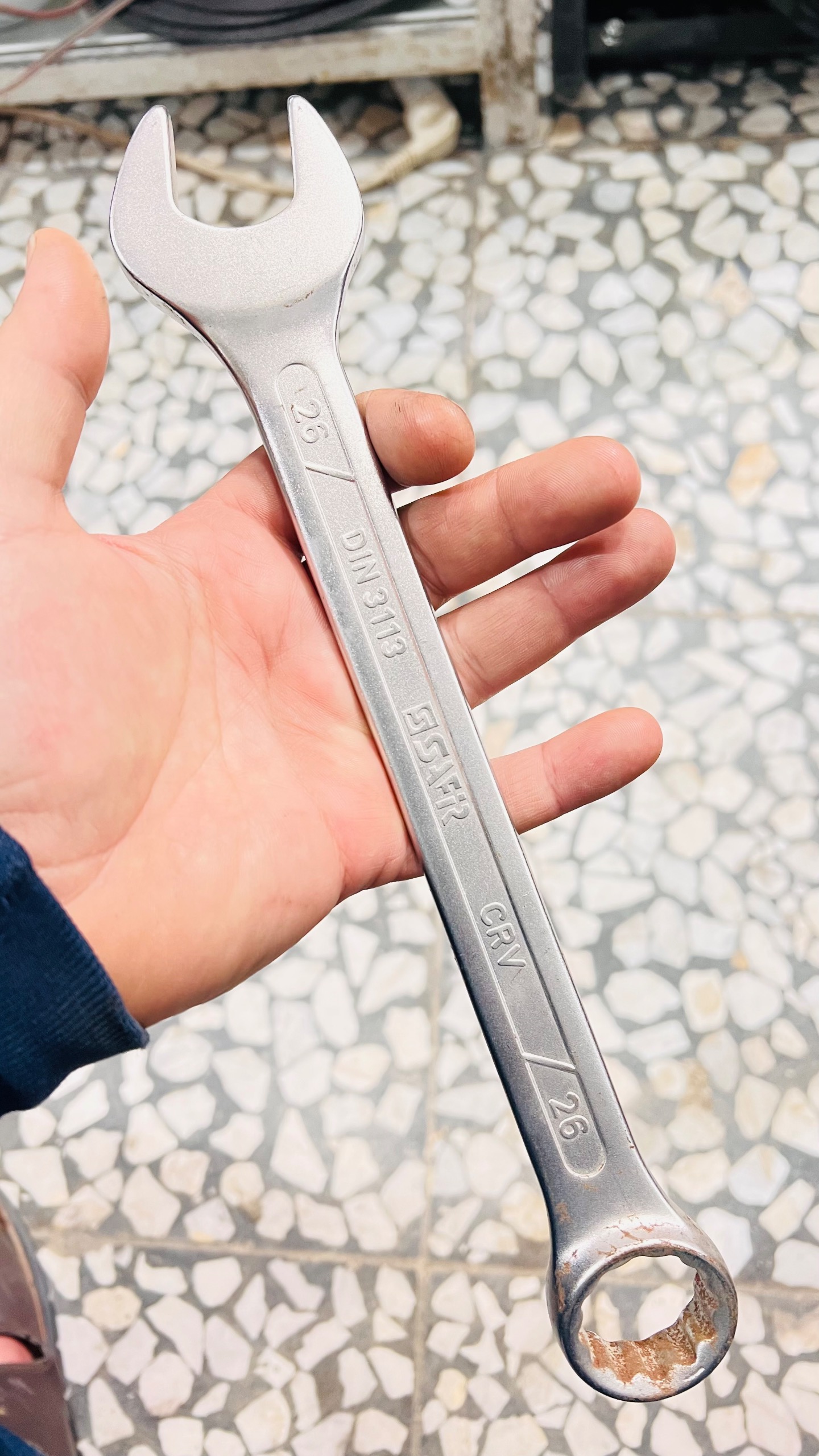 آچار یکسر تخت-رینگی 26mm از برند SAFIR