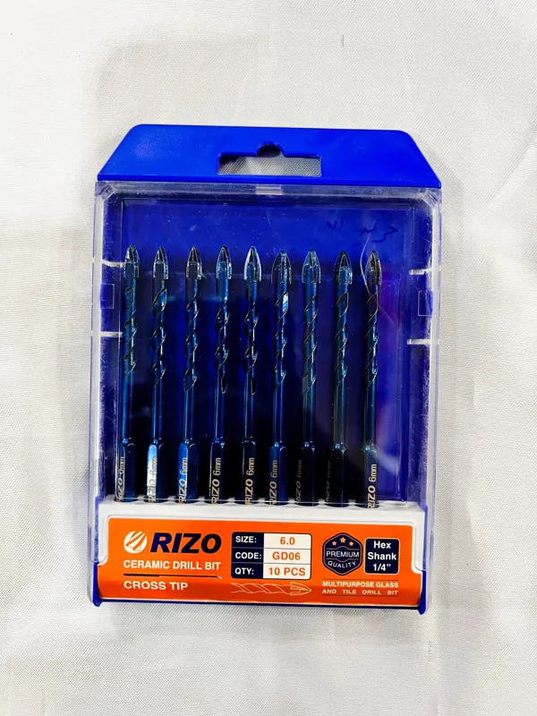 مته مخصوص گرانیت با شفت ایمپکت 6mmاز RIZO
