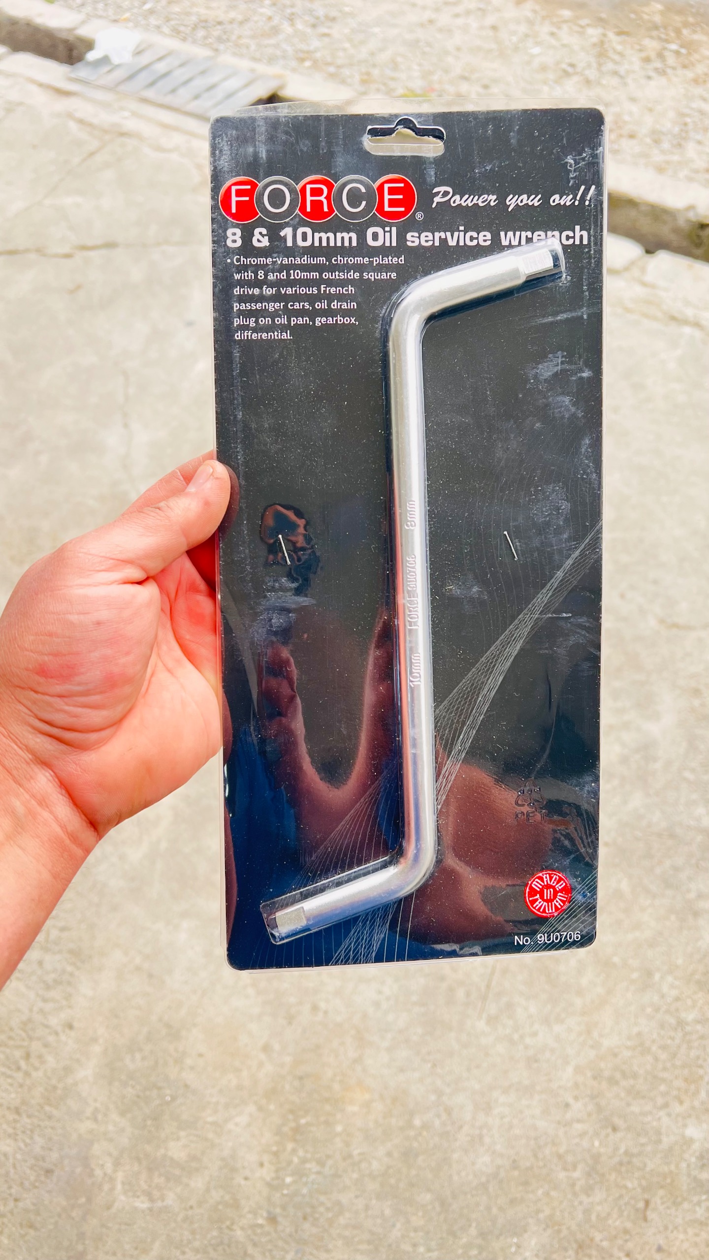 آچار کارتل سایز 8/10 از برند حرفه ای فورس تایوان