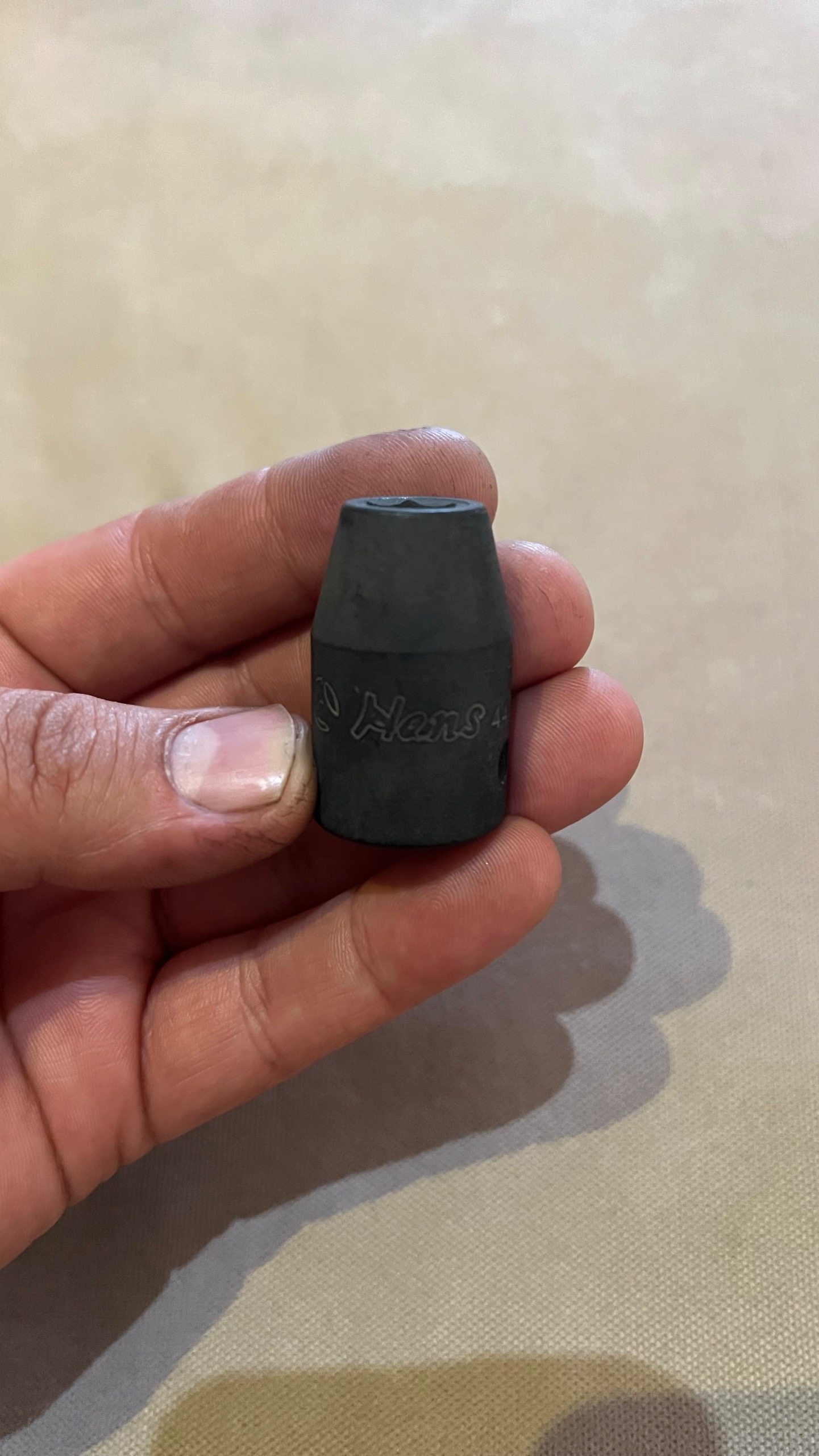بکس 1/2dr سایز 10mm مشکی فشار قوی هنس تایوان