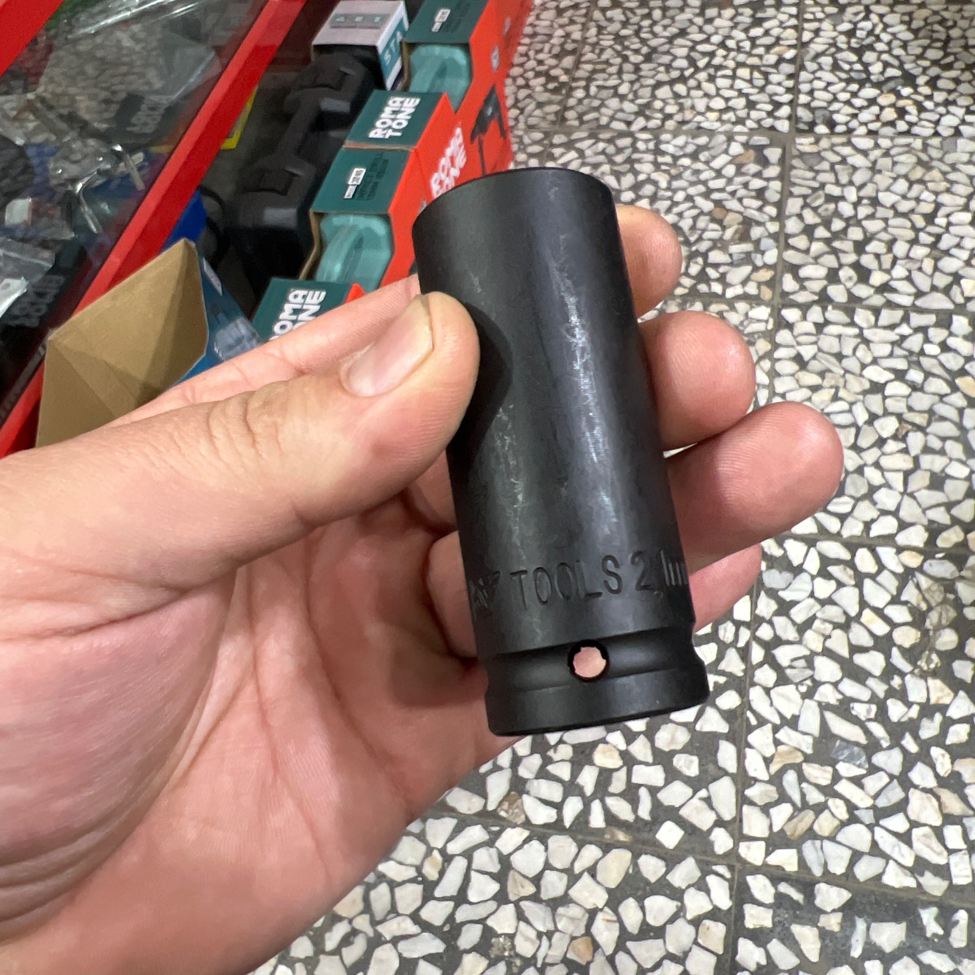 بکس 21mm dr1/2 مشکی فشار قوی داربستی SKY