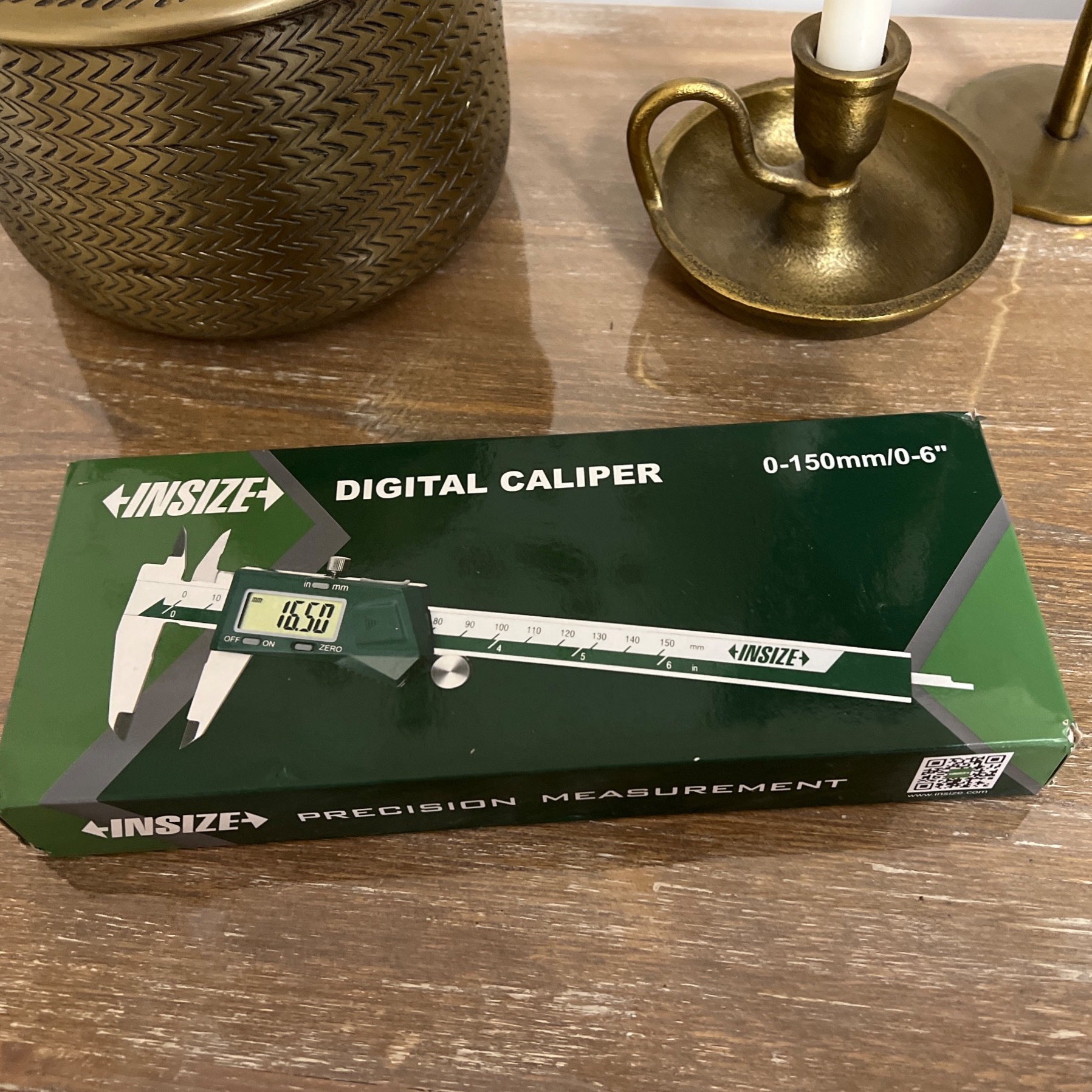 کولیس دیجیتال 15cm از برند اینسایز مدل 150-1108