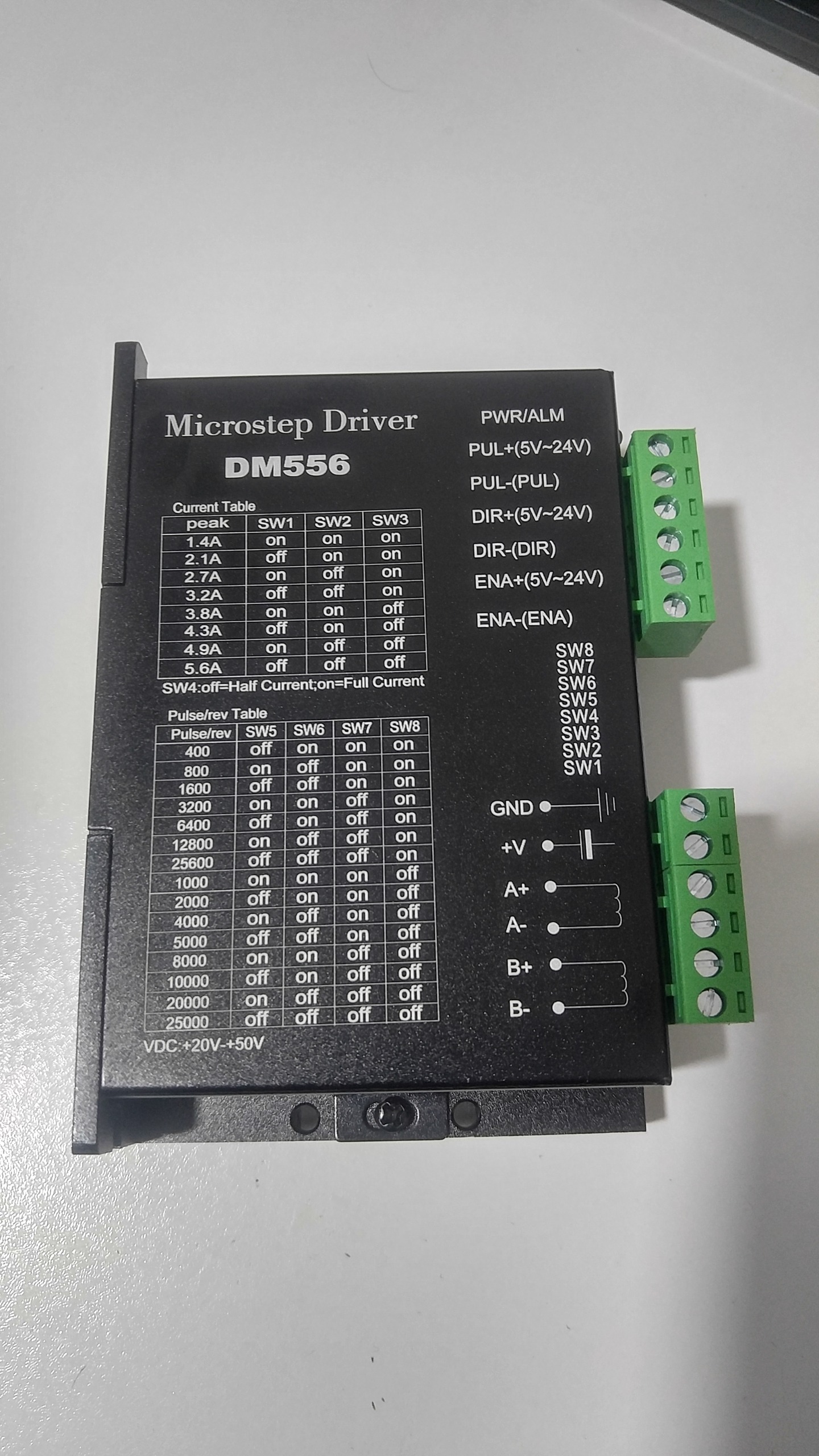 درایور استپ موتور 5.6 آمپر DM556