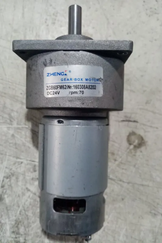 موتور دی سی گیربکس دار ZGB60FM (24V 70RPM)