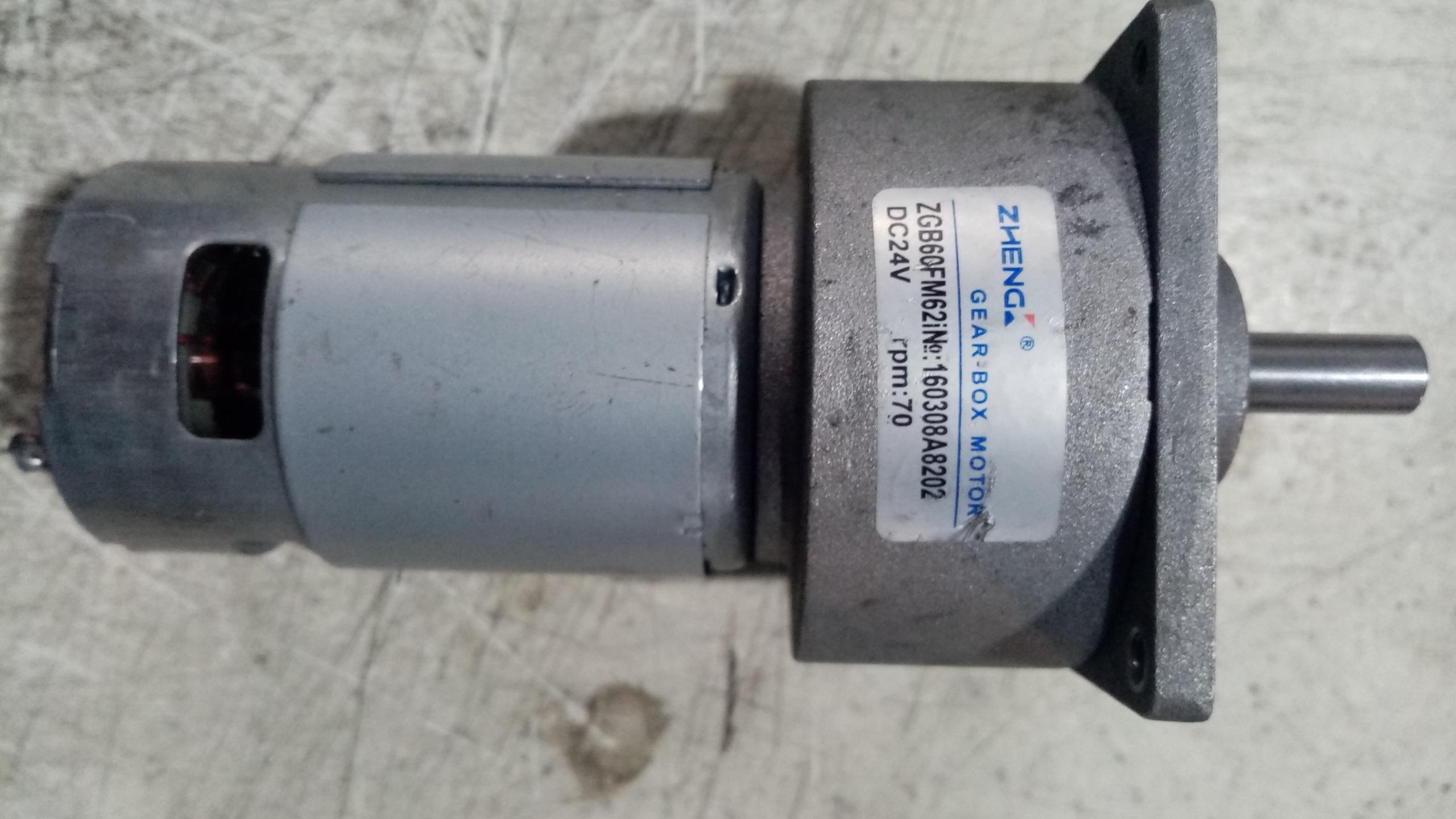 5 عدد موتور کارکرده ZGB60FM 24V 70RPM