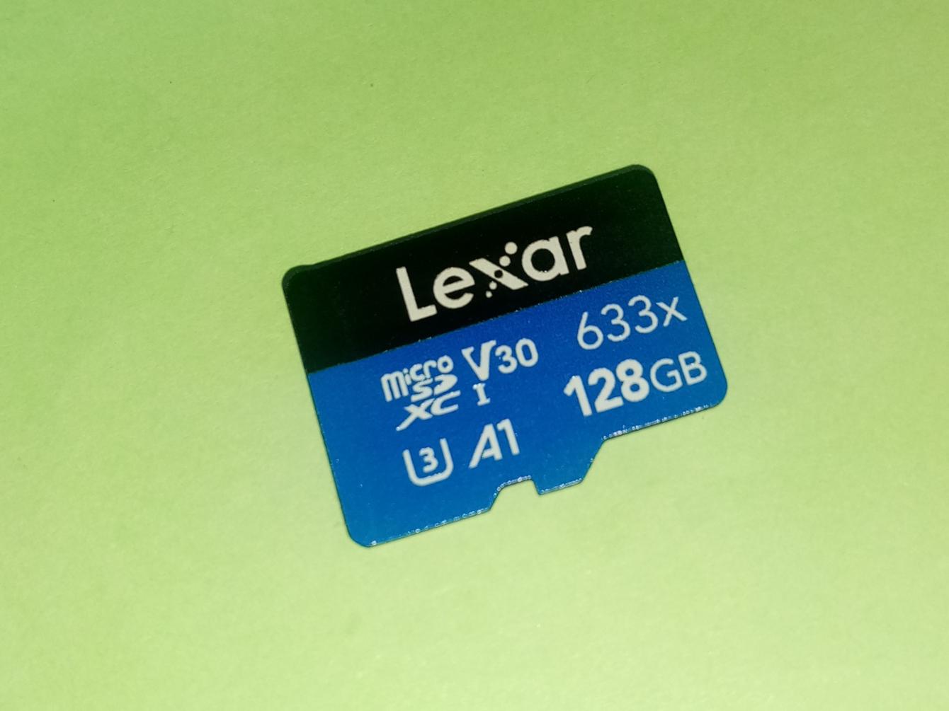 مزایده مموری حرفه ای LeXaR 128GB فیلمبرداری 4K