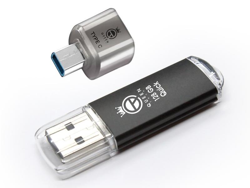 فلش مموری 64 گیگ QUEEN TECH با رابط OTG