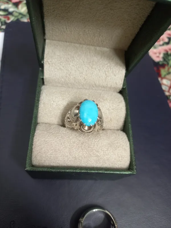 انگشتر فیروزه نیشابور اصل