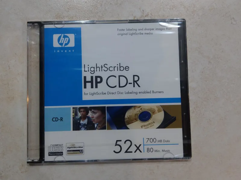 پک ده تایی LightScribe HP CD-R