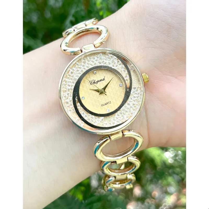 ساعت مچی دخترانه فلزی Chopard