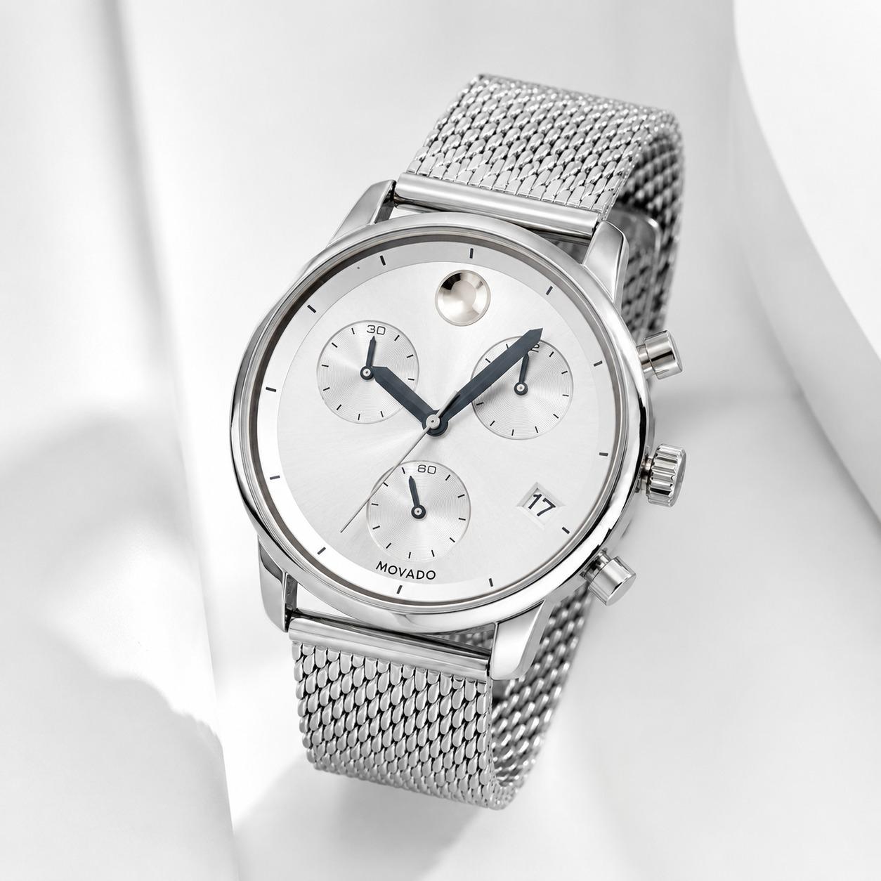ساعت مچی زنانه موادو استیل کورنوگرف Movado