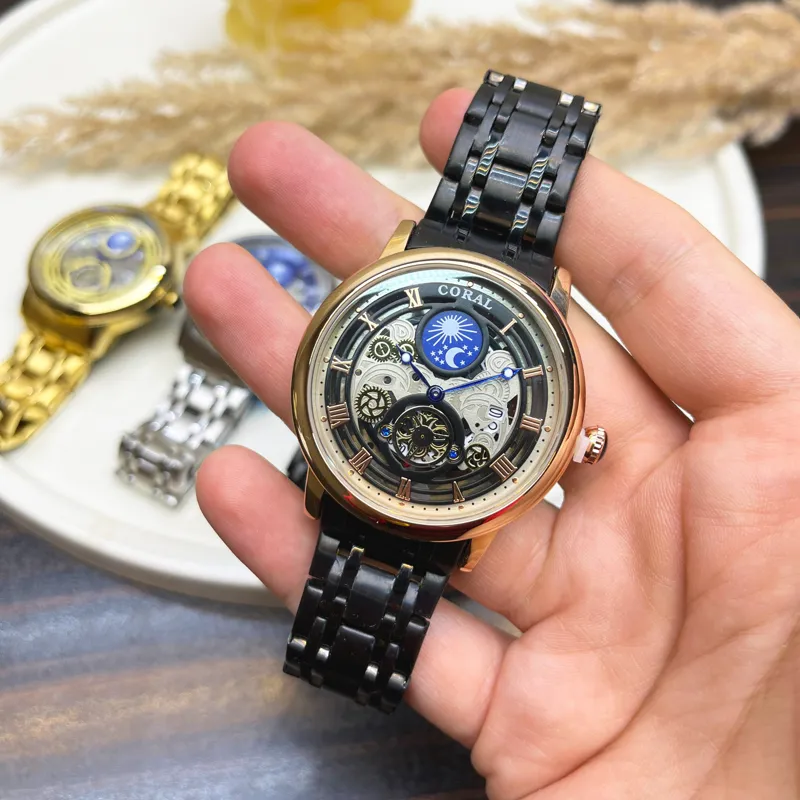 ساعت مچی طرح اتوماتیک کورال Coral
