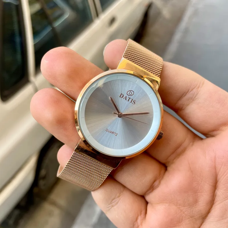 ساعت مچی ساده فلزی مردانه Datis D8393EG
