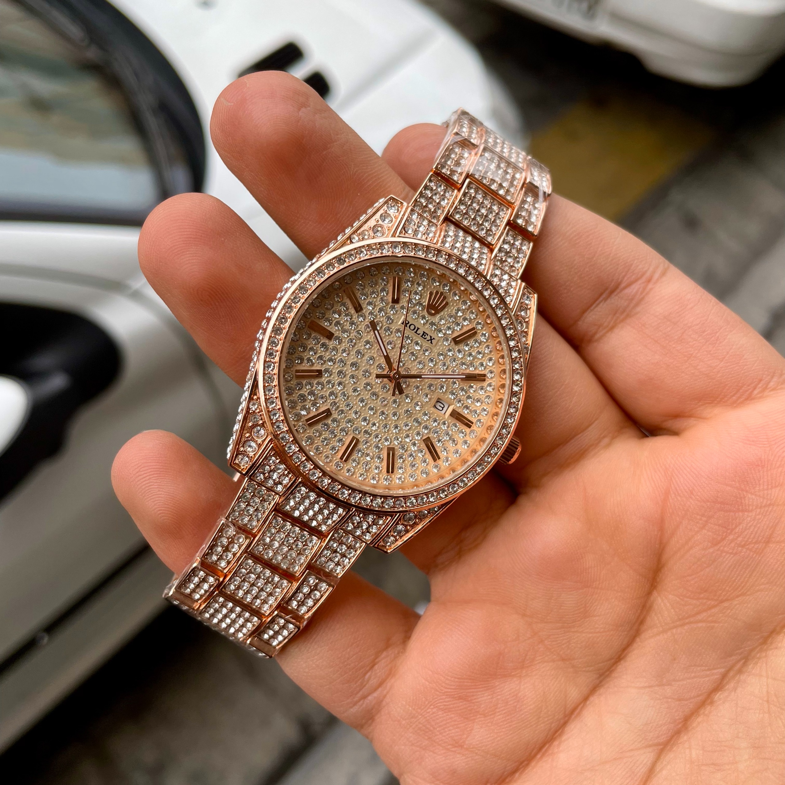 ساعت مچی فول نگین رولکس Rolex 006