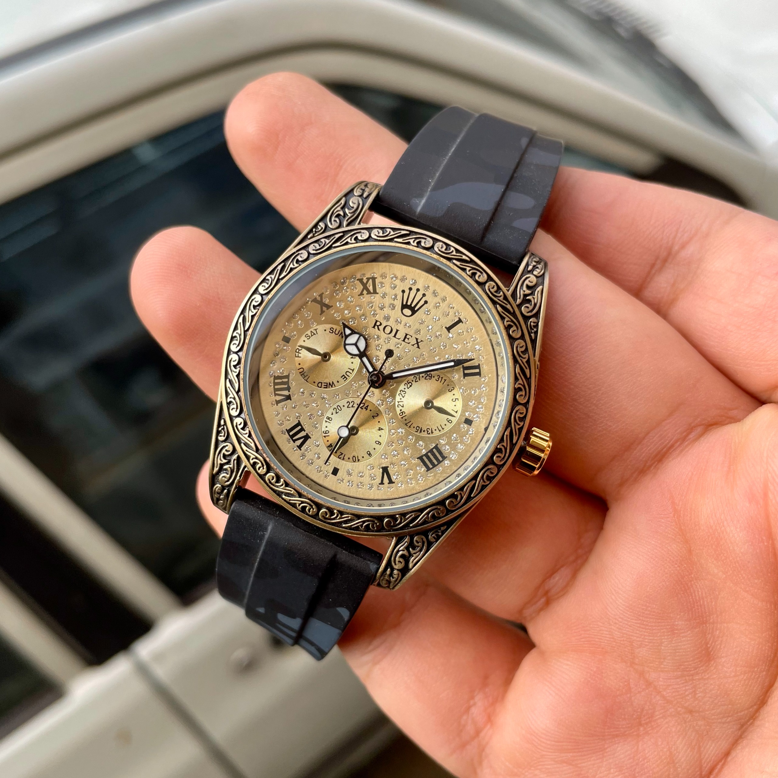 ساعت مچی مخراطی طرح کورنوگراف Rolex