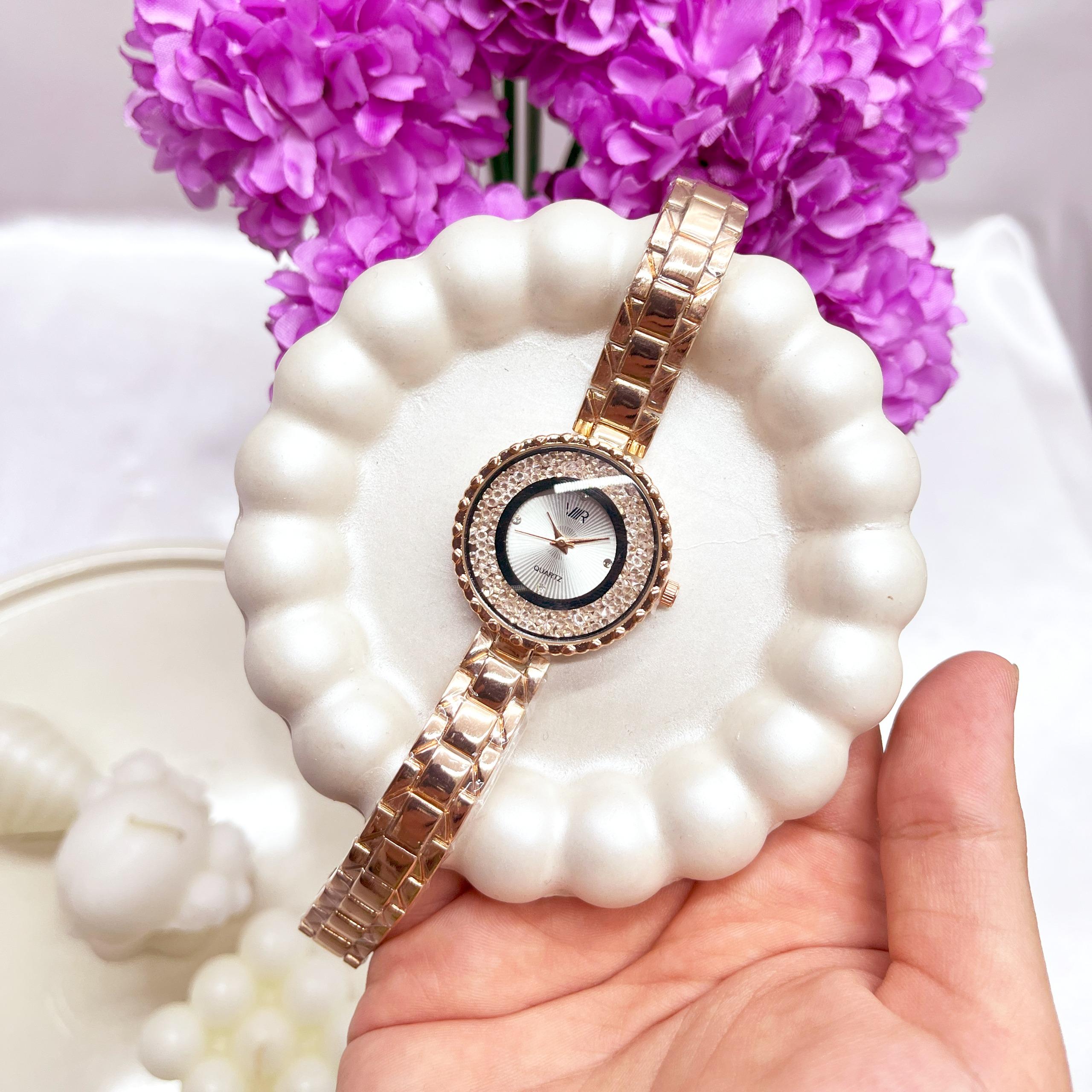 ساعت مچی دخترانه نگین دار VR