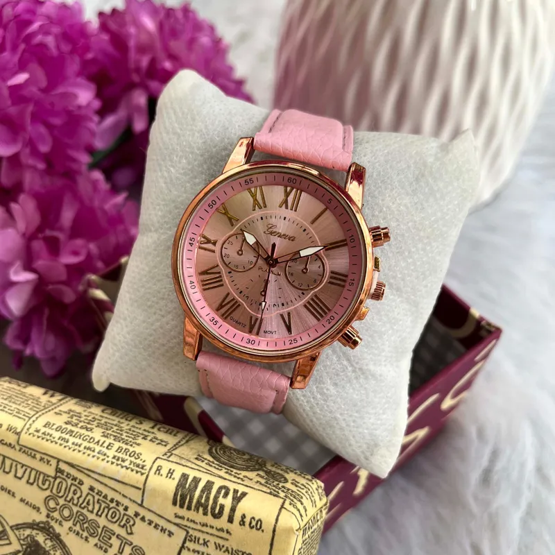 ساعت مچی دخترانه اسپورت رنگی Geneva