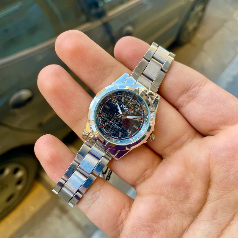 ساعت مچی دخترانه تمام استیل Positif